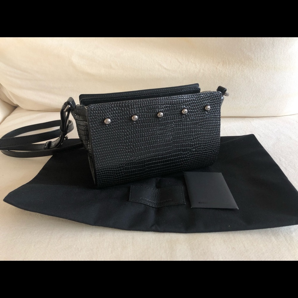 Alexander Wang Lizard-Stamped Pelican Sling Bag